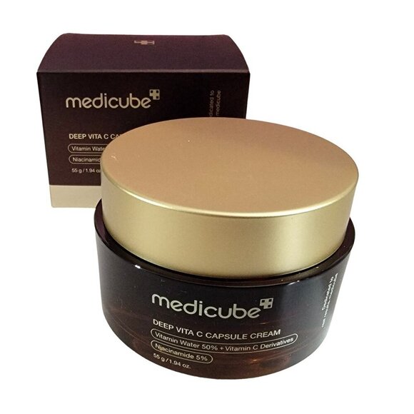 MEDICUBE DEEP VITA C CAPSULE CREAM 55ml NOT Expired 2027 Korean Skincare NEW - Picture 2 of 11